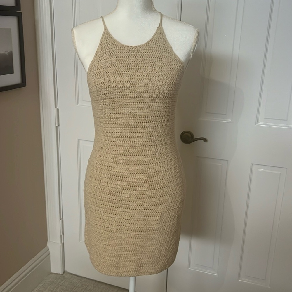 Sexy Banana Republic knit halter dress